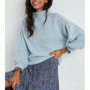 NWT! Anthro Maeve Betty Puff-Sleeved Sweater